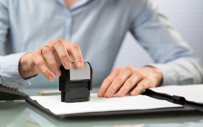 stampel surat pengalaman kerja
