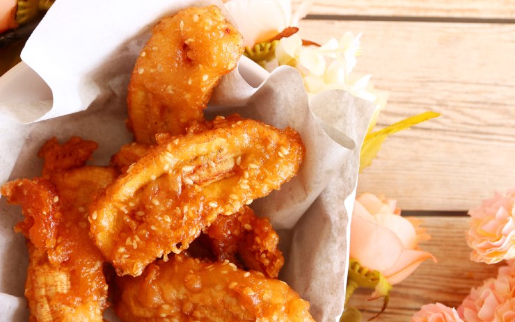 sepiring pisang goreng modifikasi
