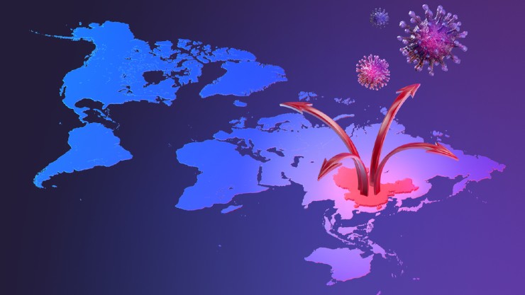 Penyebaran virus Corona di China (Shutterstock).
