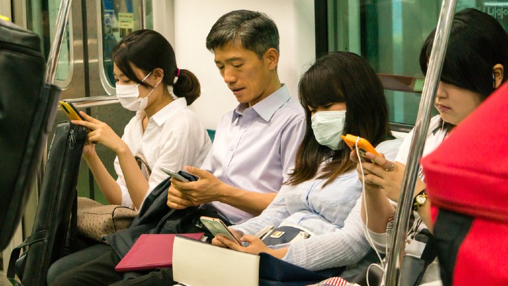 Publik transportasi di Korea Selatan (Shutterstock).