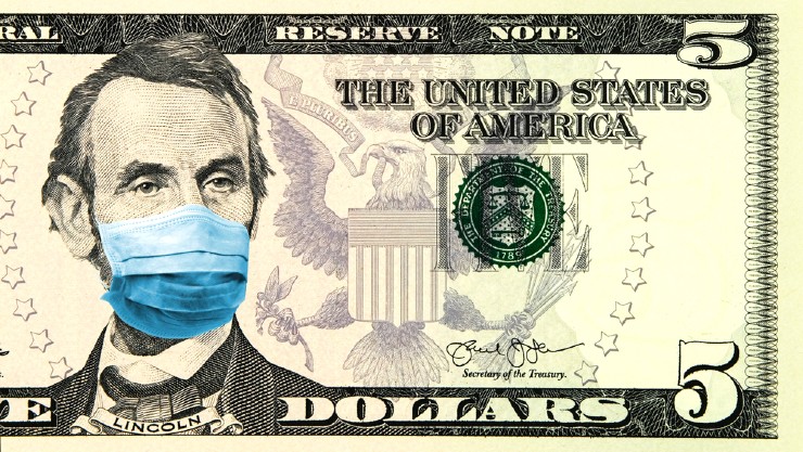 Penyebaran virus corona di AS (Shutterstock).