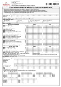 contoh pengisian formulir penarikan dana prudential
