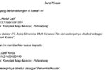 surat kuasa pengambilan bpkb