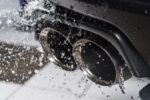 air keluar dari knalpot mobil