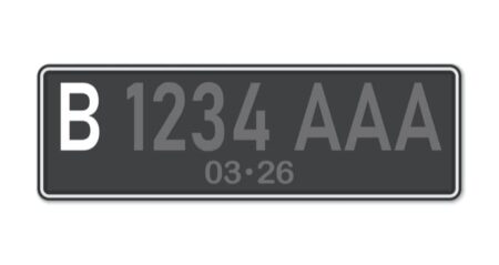 plat nomor custom