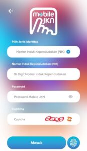 login masuk Mobile JKN