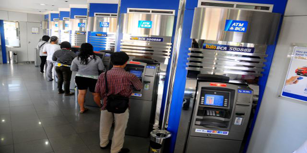 cara pakai mesin atm
