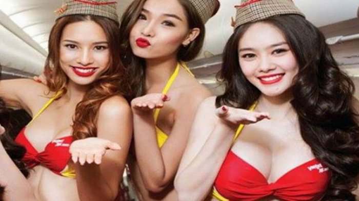 Pramugari berbikini Vietjet Air (Vietjet)