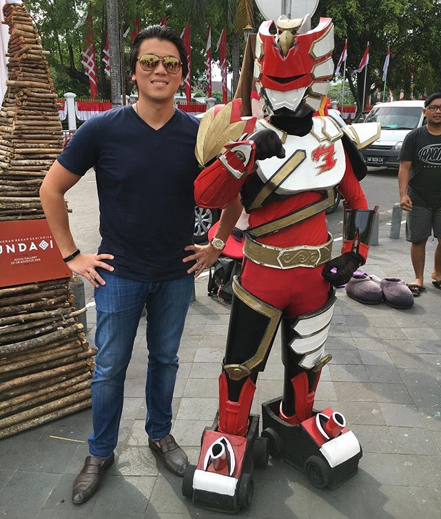 Reino Barack bertemu karakter Bima (IG reinobarack)