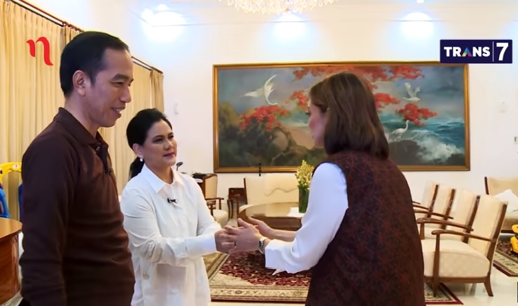 Jokowi, Iriana Jokowi dan Najwa Shihab (Mata Najwa)