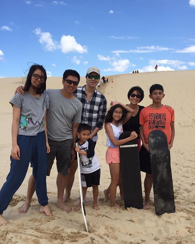 Lusy Rahmawaty dan keluarga di Australia (IG lusy_rahmawaty)