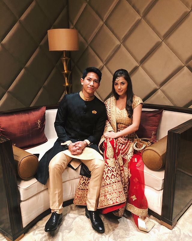 Pangeran Abdul Mateen dari Brunei dan Anisha (IG anishaik)
