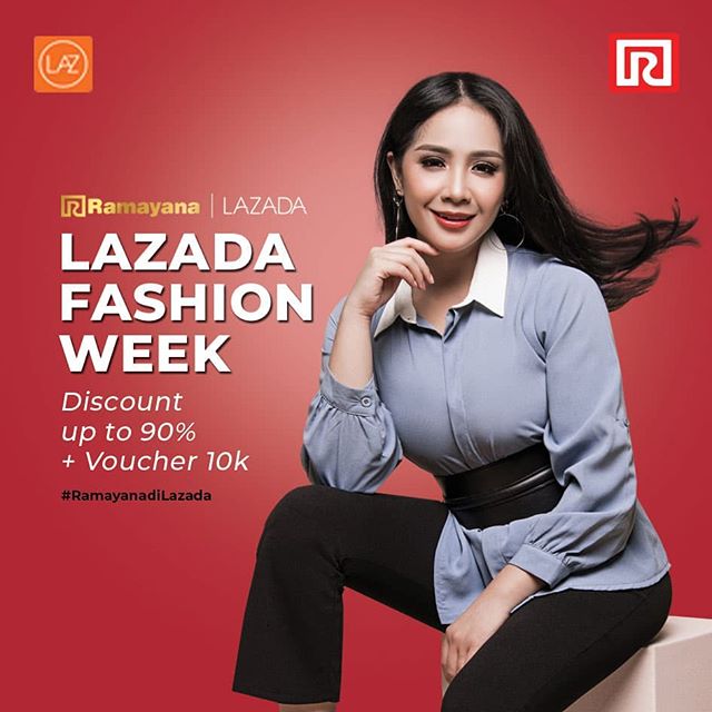 Ramayana kerja sama dengan ecommerce salah satunya Lazada (Instagram/@ramayanadeptstore)