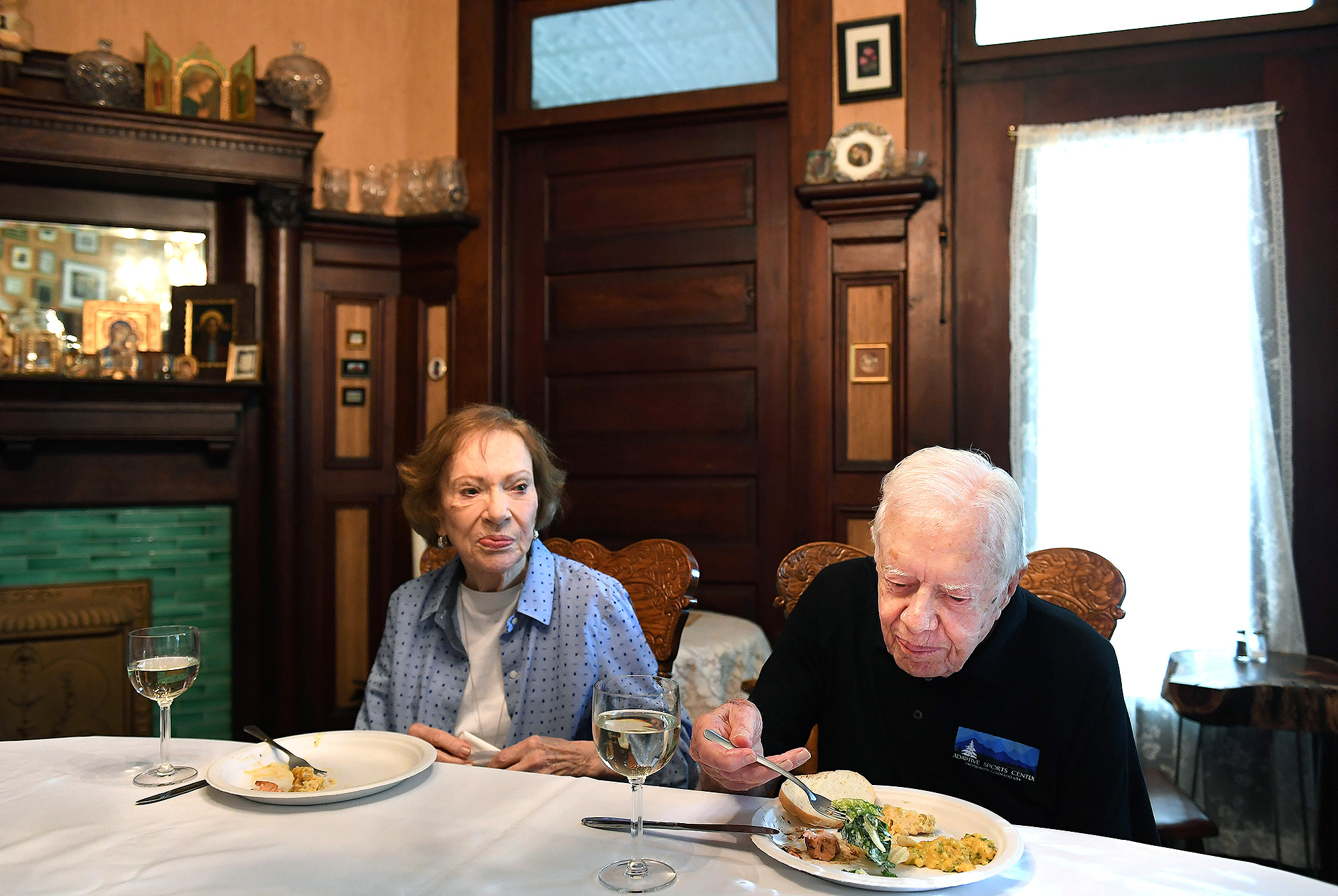 Model rumah sederhana Jimmy Carter di Plains, Georgia, AS, didominasi warna kayu. (People.com)