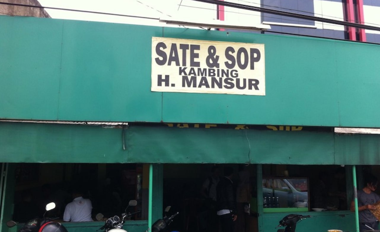 Kuliner Jakarta Sate dan Sop H. Mansur. (Zomato.com)