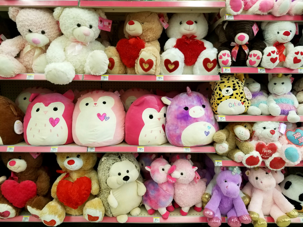 Boneka di hari Valentine
