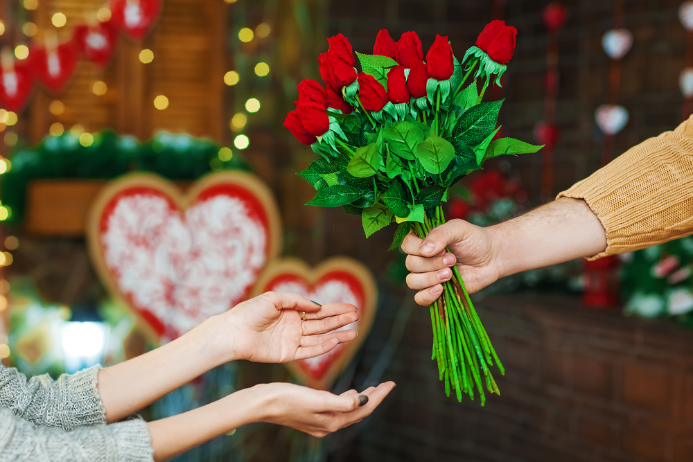 Bunga di hari Valentine