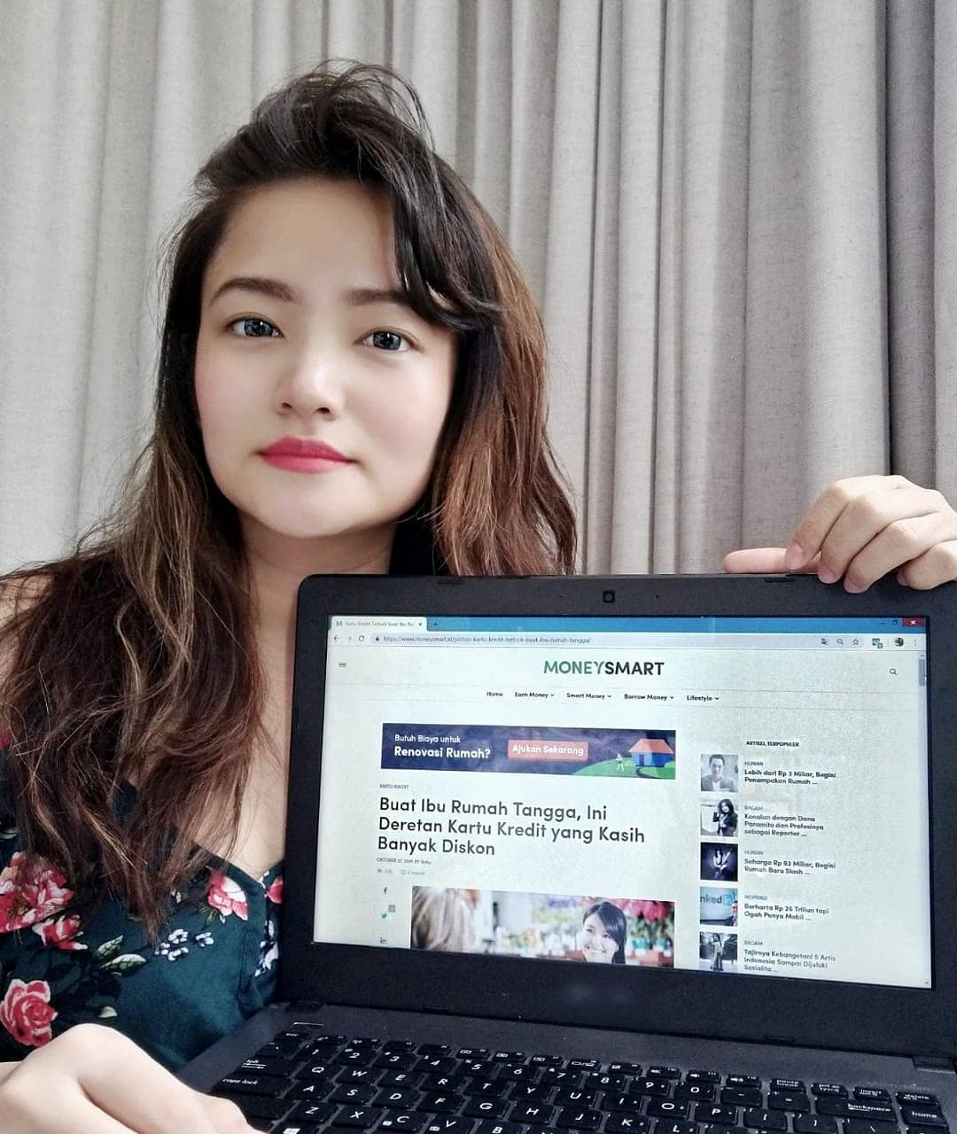 Contoh foto valid buat ikut kontes #MoneySmartMenginspirasi.