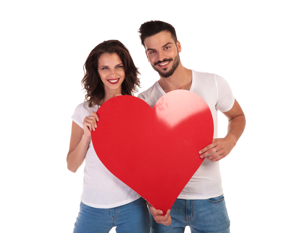 Kaos couple saat Valentine