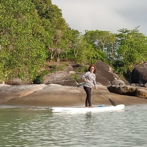 Gaya liburan Menteri Susi Pudjiastuti (Instagram/@susipudjiastuti115)