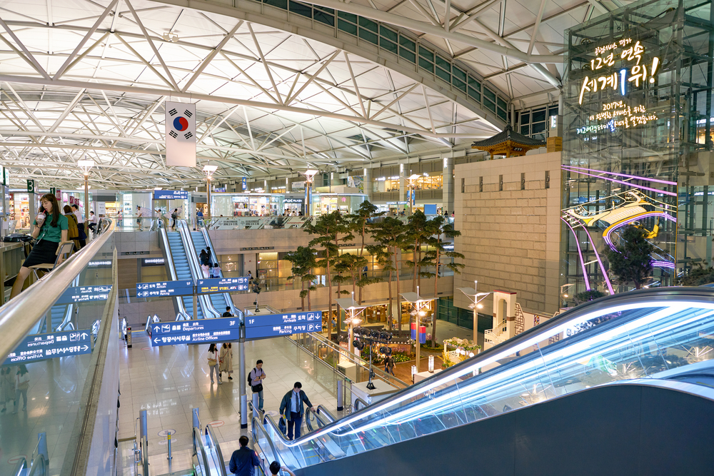 Incheon, salah satu bandara transit paling asyik. (Shutterstock)