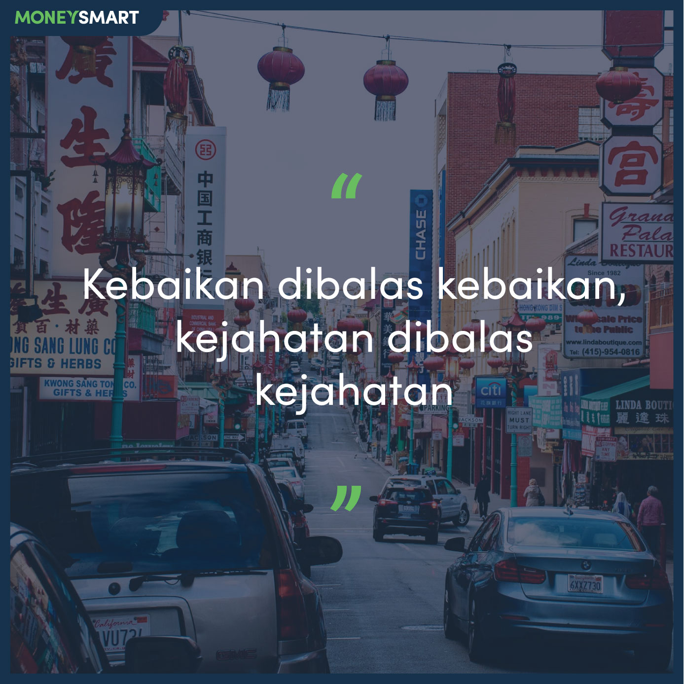 Kebaikan dibalas kebaikan, kejahatan dibalas kejahatan