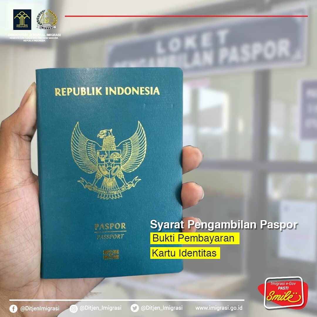 Tunggu lima hari sampai paspor kamu jadi. (Instagram/@ditjen_imigrasi)