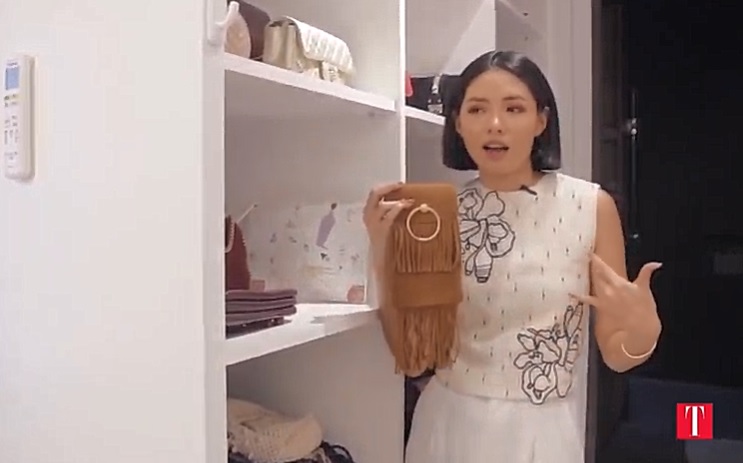 Tas mewah Olivia Lazuardy untuk ke event musik