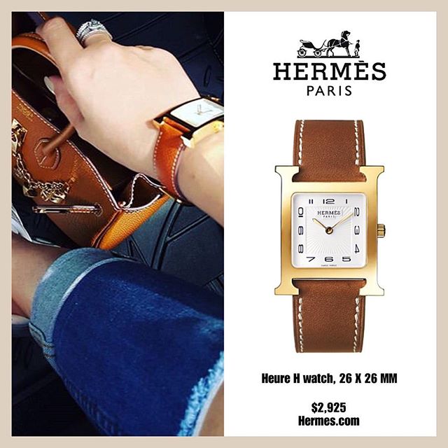 Olla Ramlan koleksi Hermes Heure H Watch (Instagram/@fashion_ollaramlanaufar)