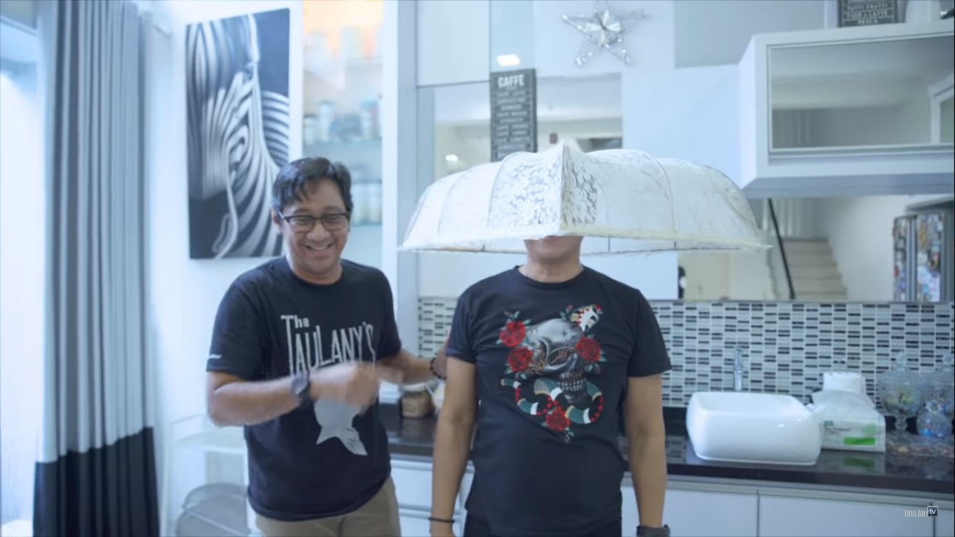 Ruang makan di rumah Parto (YouTube Andre Taulany)