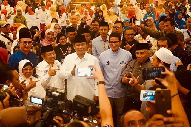 Sandiaga Uno dan Prabowo (Instagram/@sandiuno)