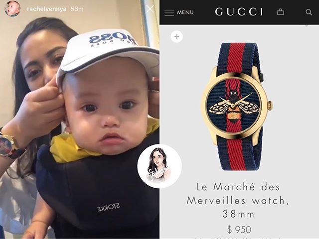 Jam tangan Gucci Rachel Vennya