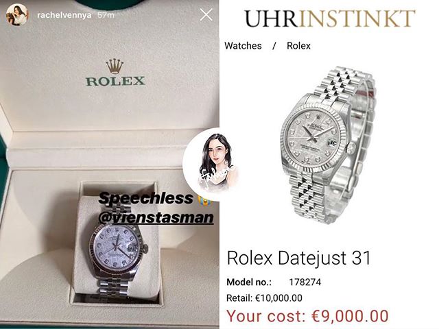 Rolex Rachel Vennya