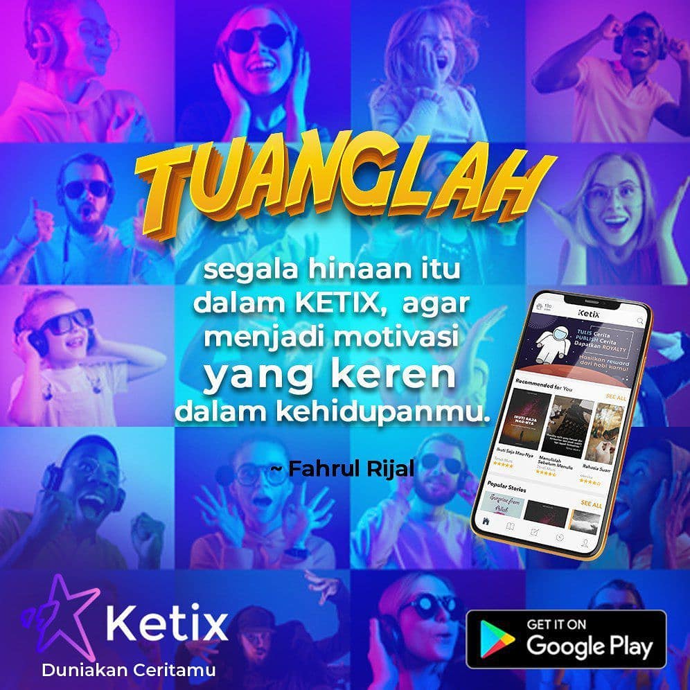 jadi penulis di ketix