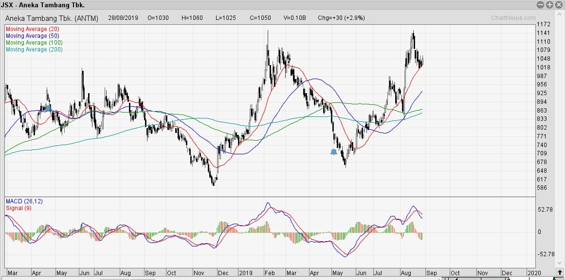 Saham antam