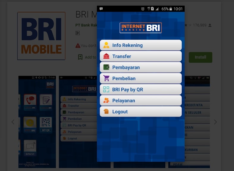 Cara cek saldo BRI