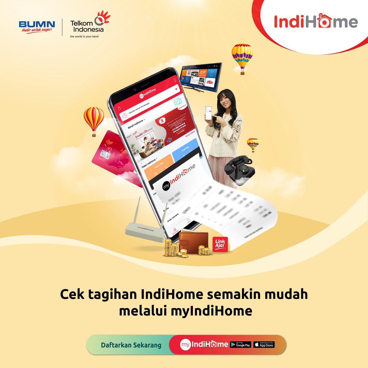 Cek tagihan IndiHome